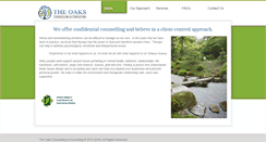 Desktop Screenshot of oakscounselling.com